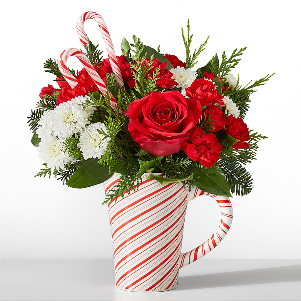 Peppermint Swirl Mug – Buds N Bows, North Little Rock AR