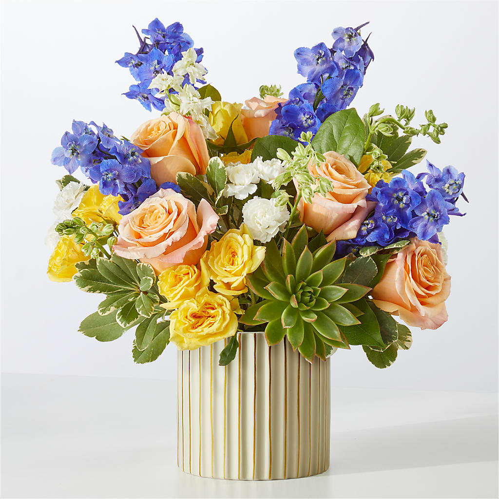 Cobalt Reverie Bouquet – Buds N Bows, North Little Rock AR