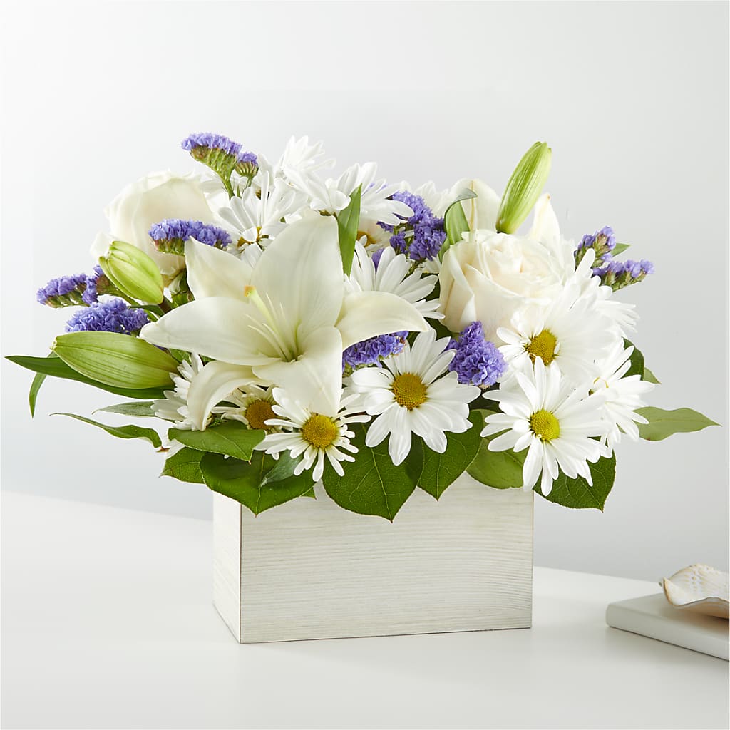 Beyond Blue Box Bouquet – Buds N Bows, North Little Rock AR