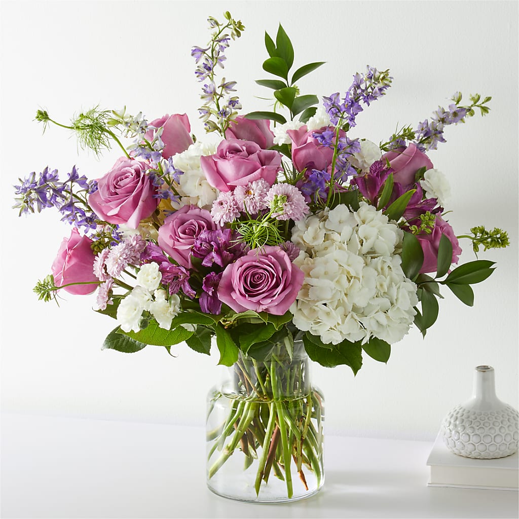 Violet Caress Bouquet – Buds N Bows, North Little Rock AR