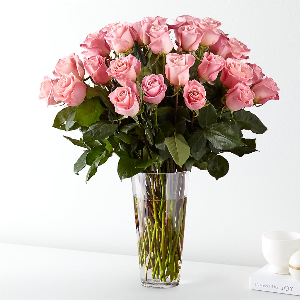 Long Stem Pink Rose Bouquet – Buds N Bows, North Little Rock AR