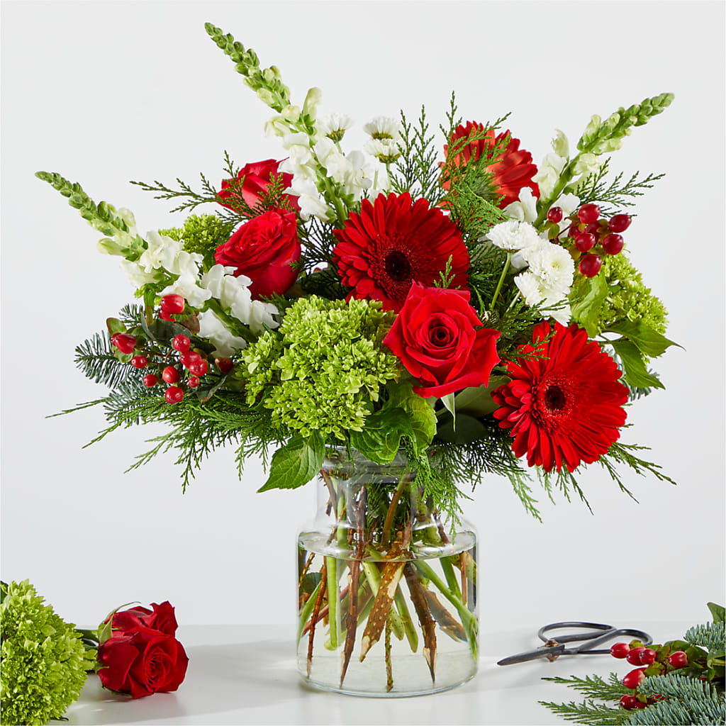 Merry Moment Bouquet – A Florist Original – Buds N Bows, North Little Rock AR