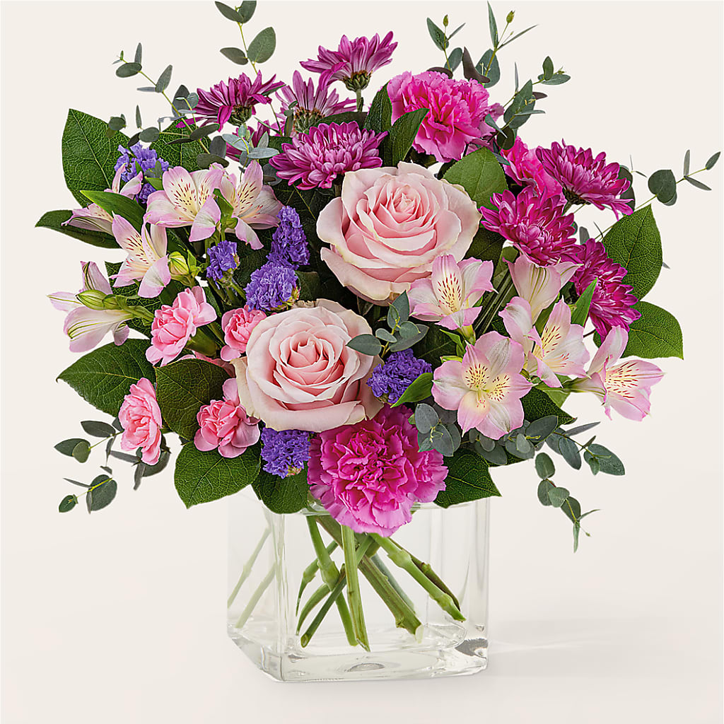 Rosy Radiance Bouquet – Buds N Bows, North Little Rock AR