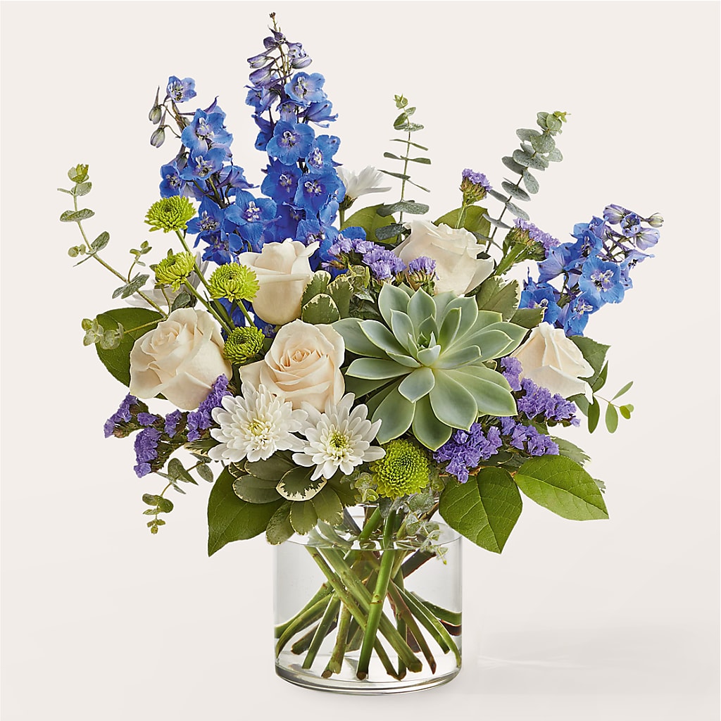Cerulean Waves Bouquet – Buds N Bows, North Little Rock AR