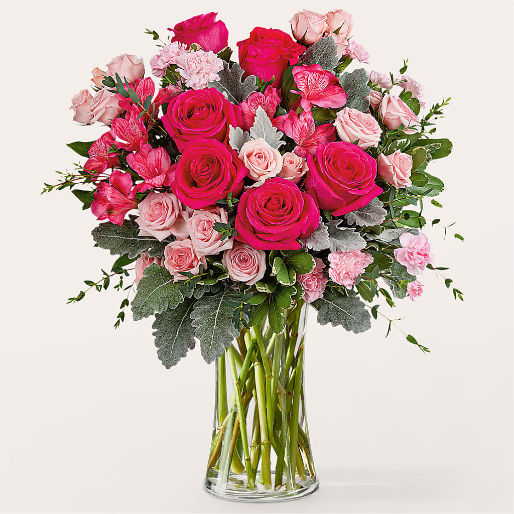 Tickled Pink Bouquet – Buds N Bows, North Little Rock AR