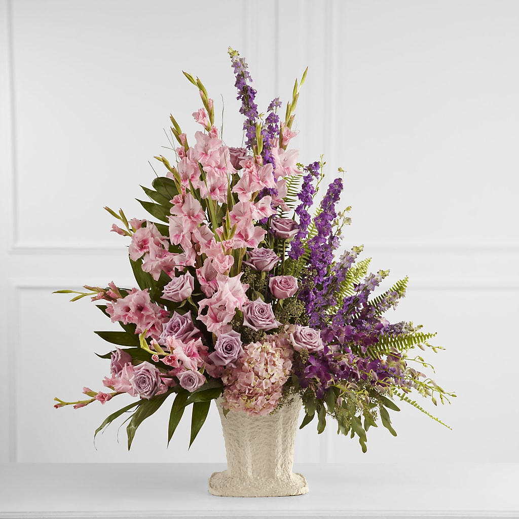 Flowing Garden Arrangement – Buds N Bows, North Little Rock AR