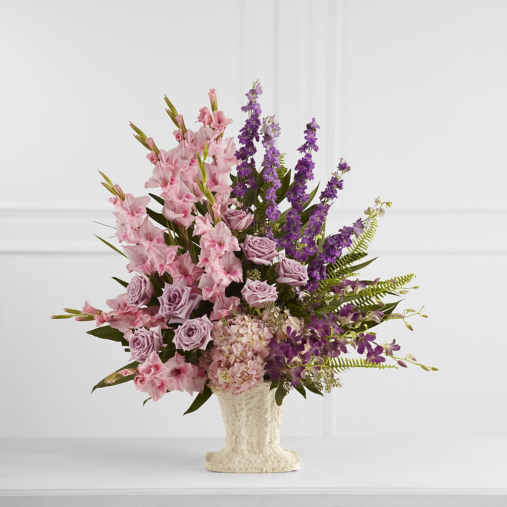 Flowing Garden Arrangement – Buds N Bows, North Little Rock AR