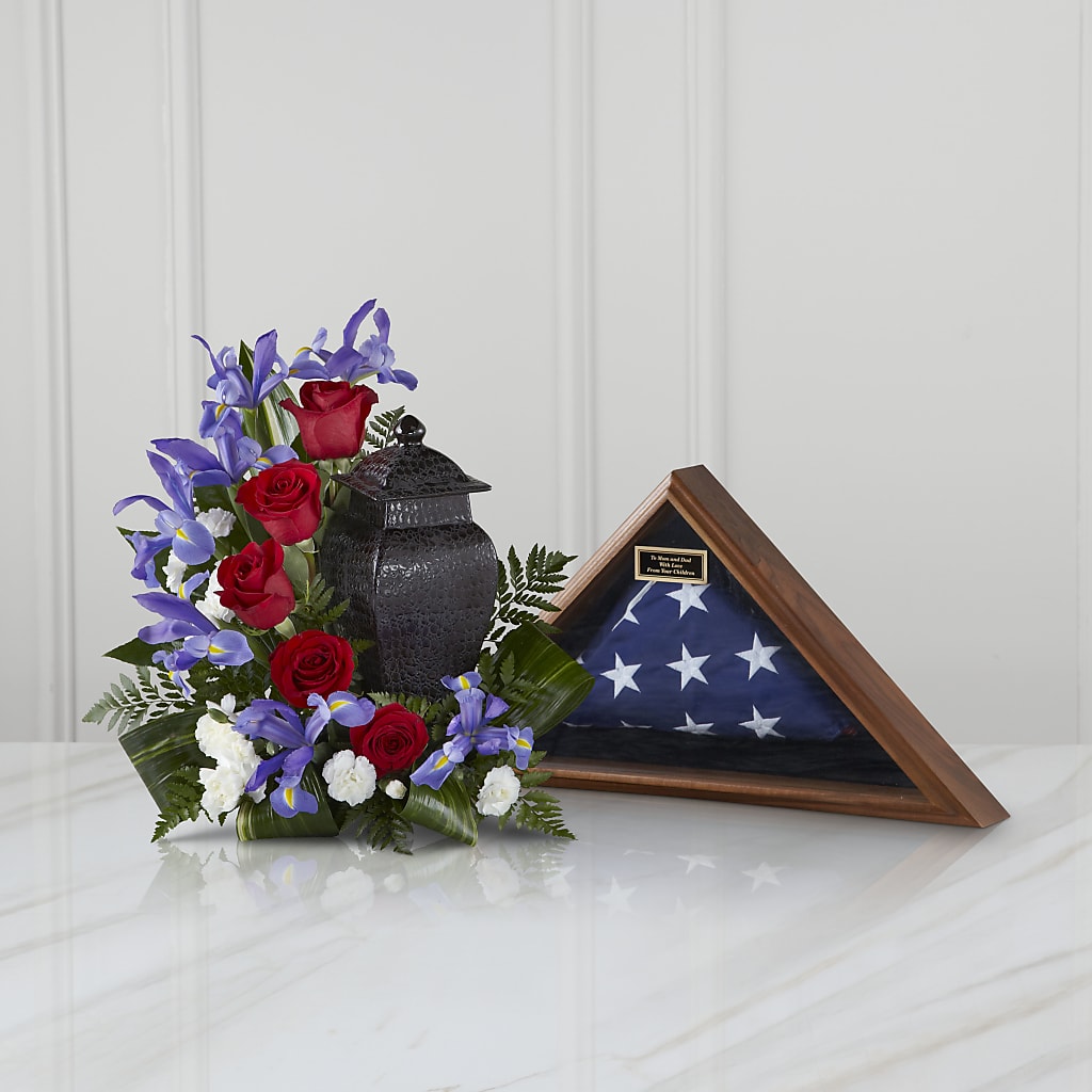 Patriotic Tribute Arrangement – Buds N Bows, North Little Rock AR