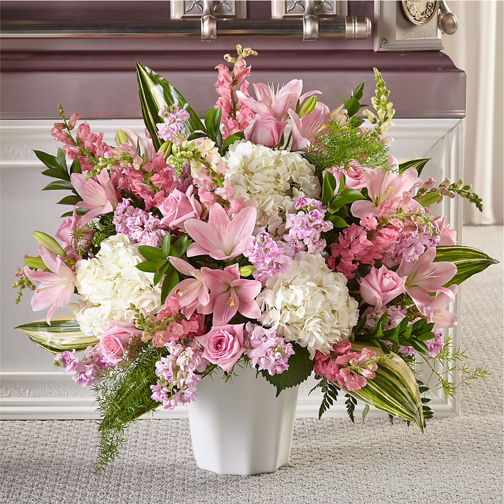 Simply Serene Floor Basket – Buds N Bows, North Little Rock AR