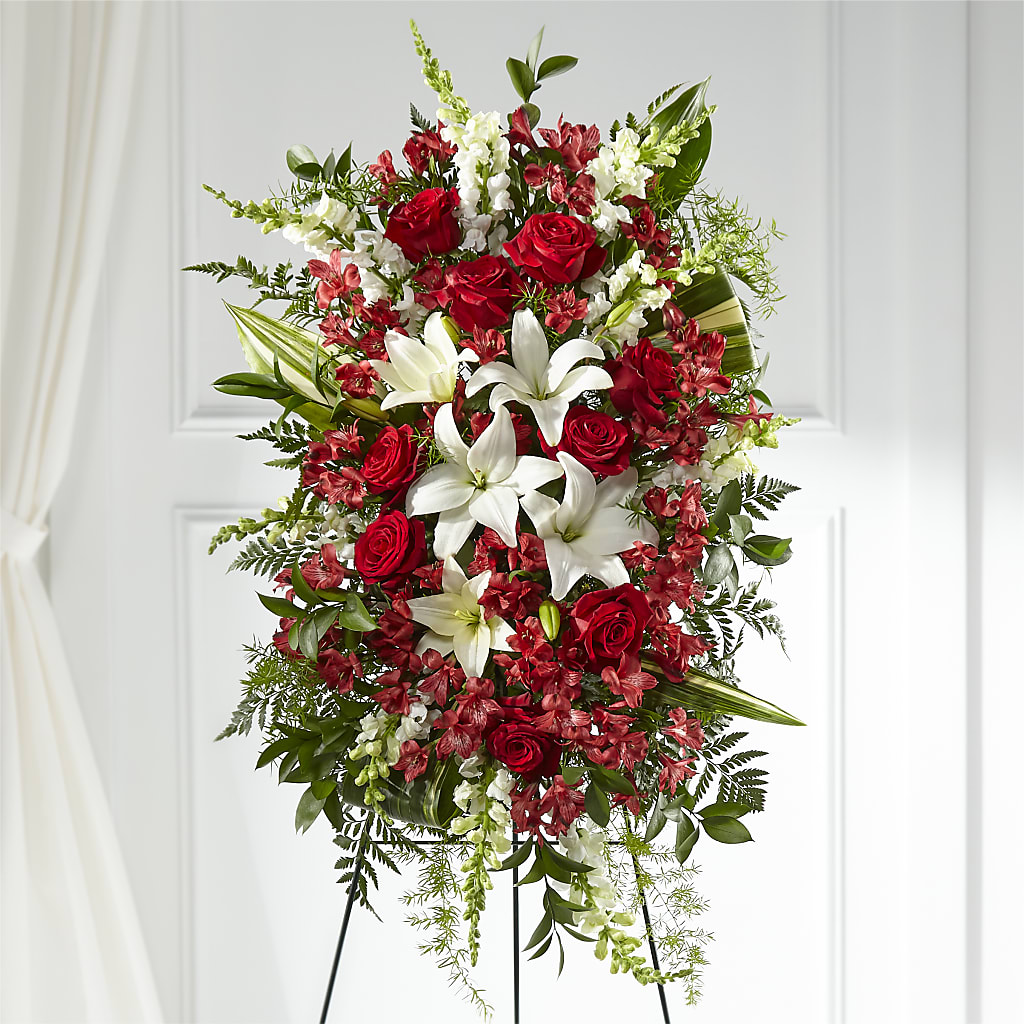 Everlasting Memory Standing Spray – Buds N Bows, North Little Rock AR