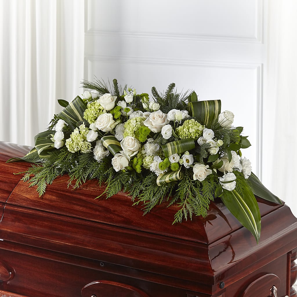 Hopeful Gesture Casket Spray – Buds N Bows, North Little Rock AR