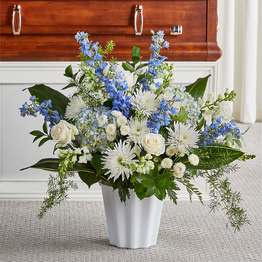 Everlasting Memories Floor Basket – Buds N Bows, North Little Rock AR