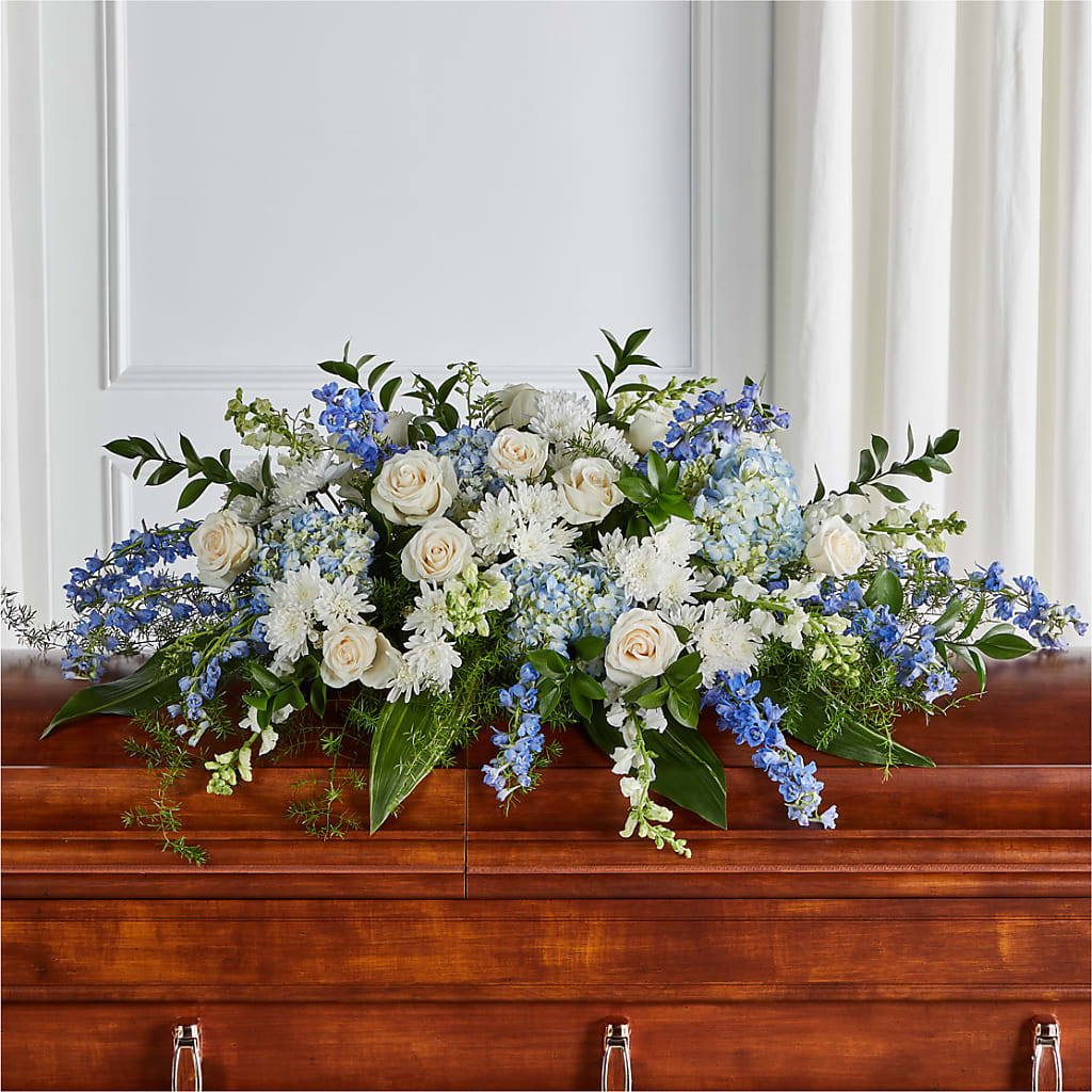 Timeless Essence Casket Spray – Buds N Bows, North Little Rock AR