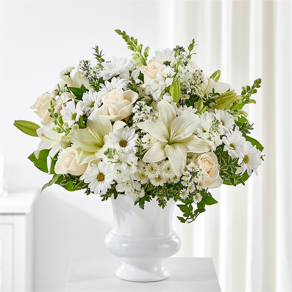 Uplifting Urn Arrangement – Buds N Bows, North Little Rock AR