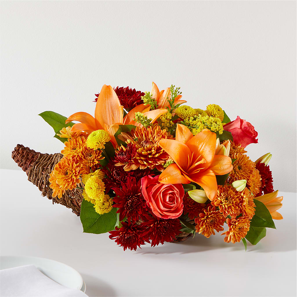 Bouquet of Blessings Cornucopia – Buds N Bows, North Little Rock AR