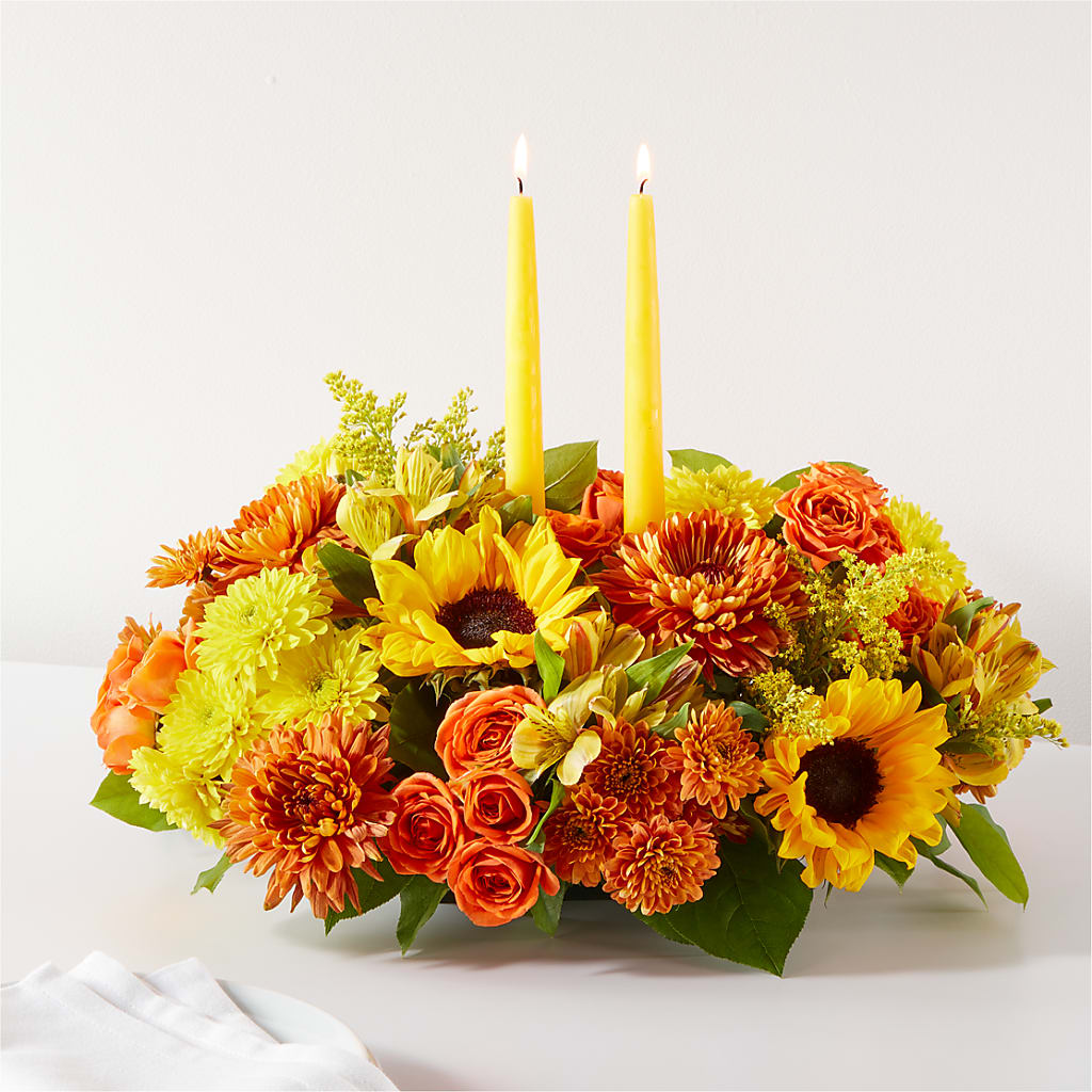 Autumn Harmony Centerpiece – Buds N Bows, North Little Rock AR