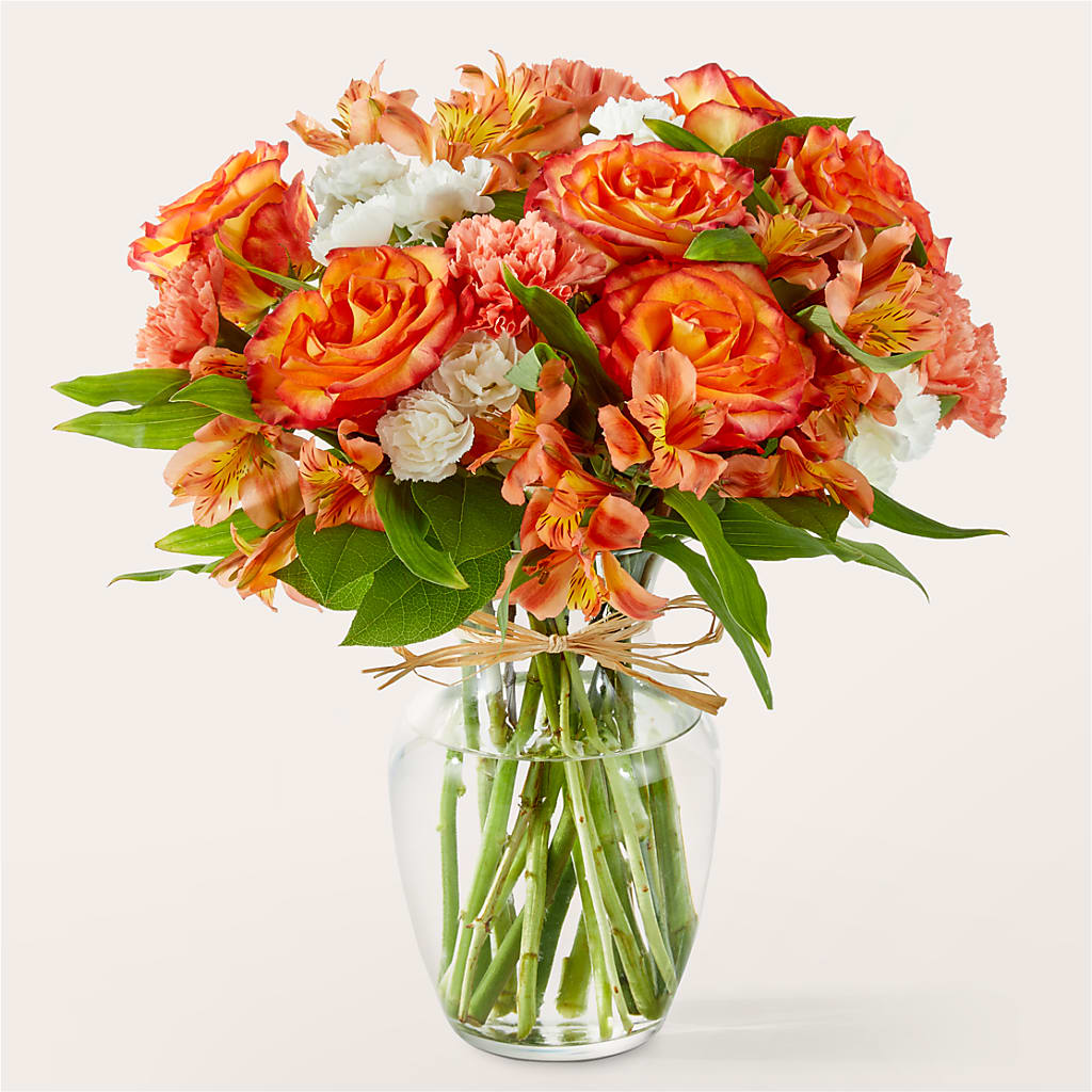 Apricot Glow Bouquet – Buds N Bows, North Little Rock AR