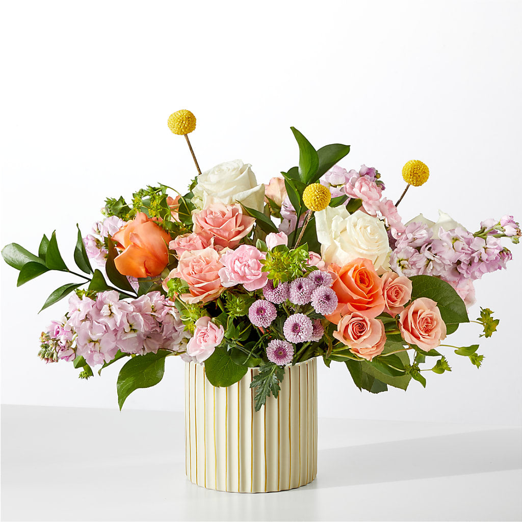 French Market Bouquet with Ivory Vase – Buds N Bows, North Little Rock AR