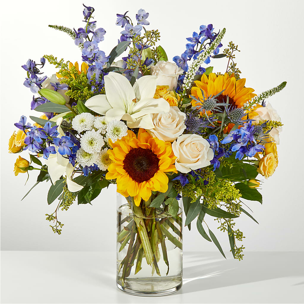 Wonderfully Sunny Bouquet – Buds N Bows, North Little Rock AR