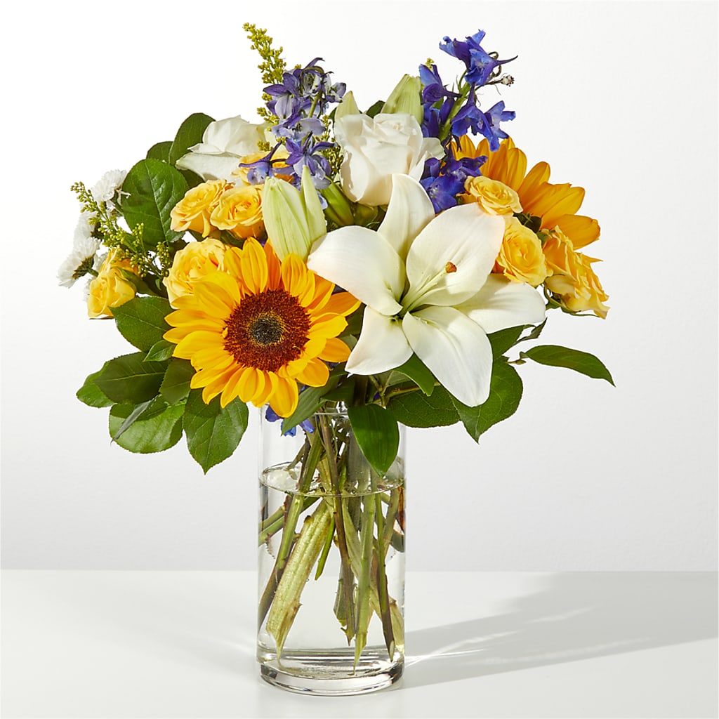 Wonderfully Sunny Bouquet – Buds N Bows, North Little Rock AR