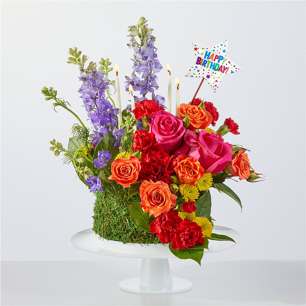 Best Year Yet Floral Cake – Buds N Bows, North Little Rock AR