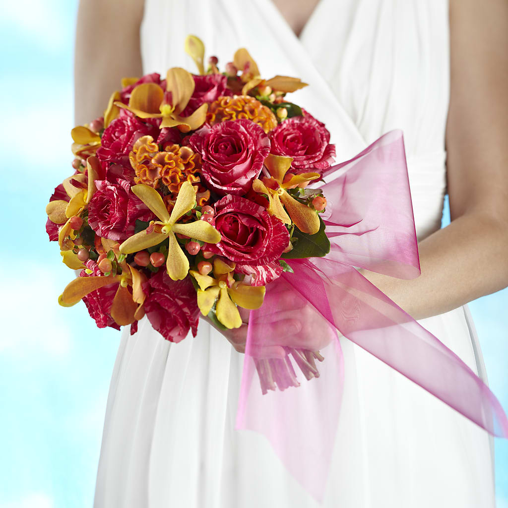 Brilliant Shades of Love Bouquet – Buds N Bows, North Little Rock AR