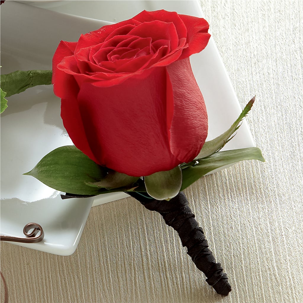 Red Rose Boutonniere – Buds N Bows, North Little Rock AR