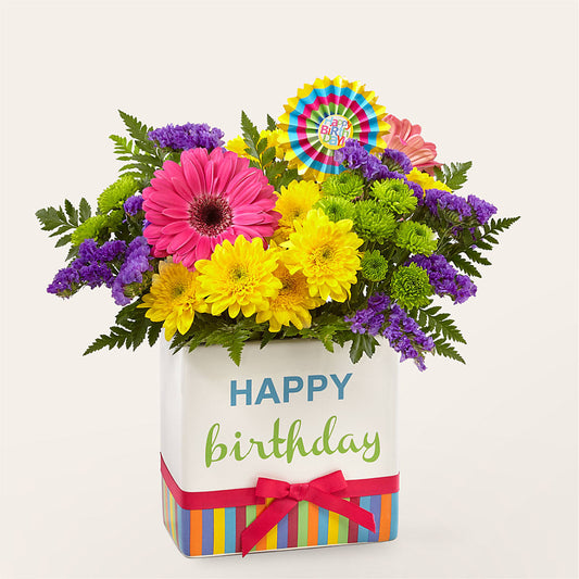 Birthday Brights Bouquet –  Buds N Bows, North Little Rock AR