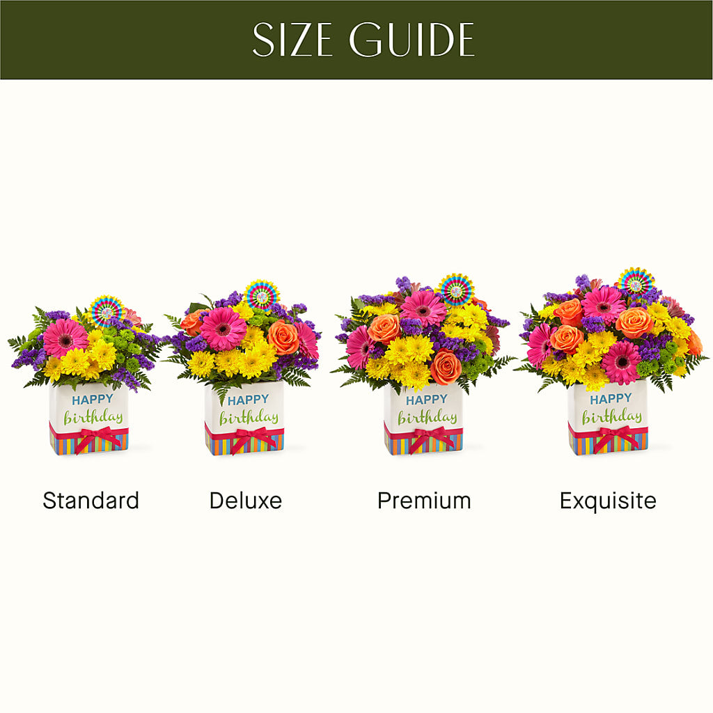 Birthday Brights Bouquet –  Buds N Bows, North Little Rock AR