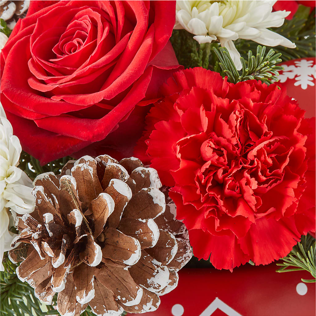 Christmas Village Ornament –  Buds N Bows, North Little Rock AR