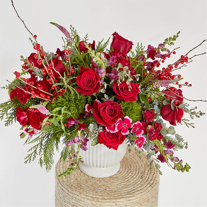 Big Red Bow Bouquet –  Buds N Bows, North Little Rock AR