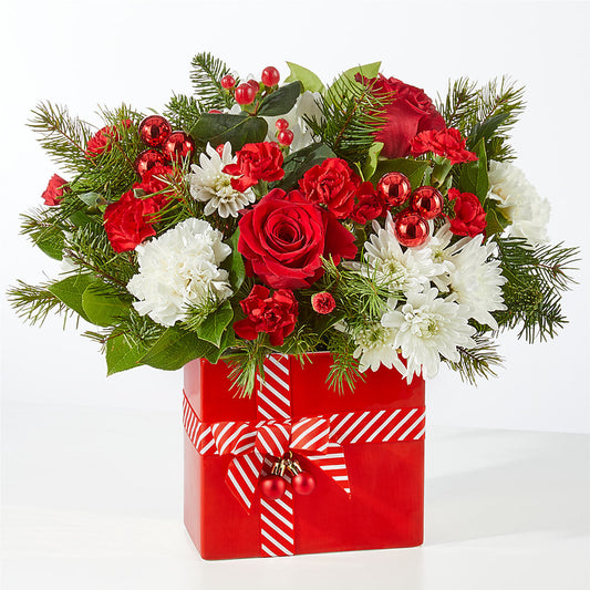 Presents Under the Tree Bouquet –  Buds N Bows, North Little Rock AR