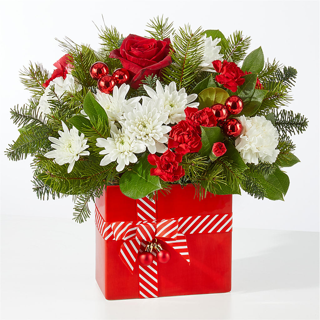 Presents Under the Tree Bouquet –  Buds N Bows, North Little Rock AR