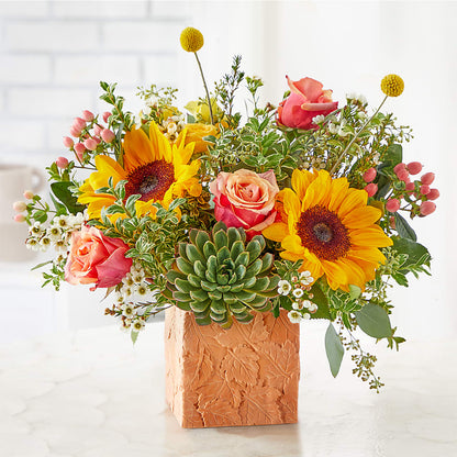Sunflower Season Bouquet –  Buds N Bows, North Little Rock AR