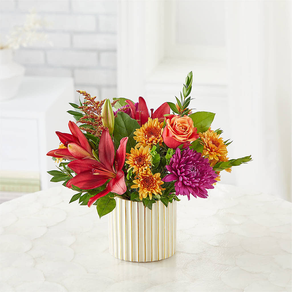 Burgundy Landscape Bouquet –  Buds N Bows, North Little Rock AR