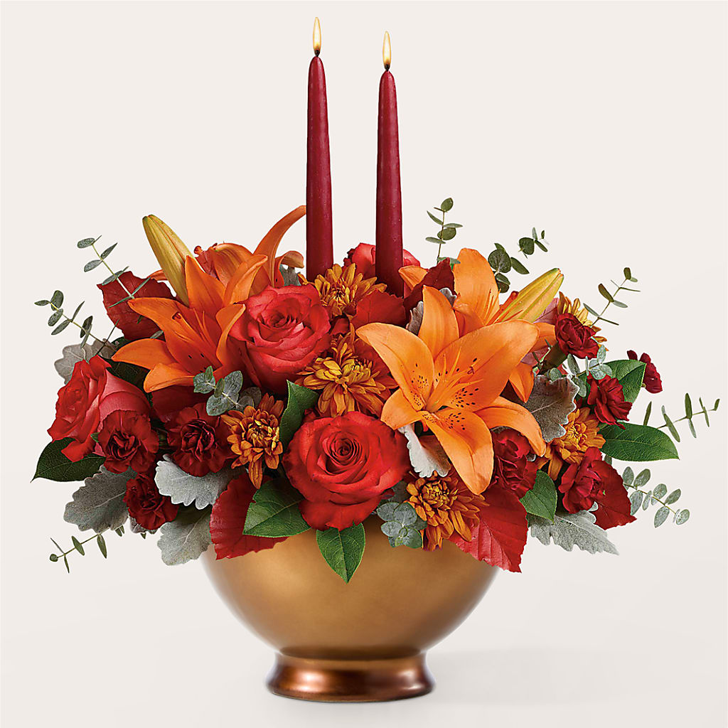 Fruits of Fall Centerpiece –  Buds N Bows, North Little Rock AR