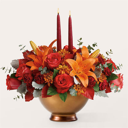 Fruits of Fall Centerpiece –  Buds N Bows, North Little Rock AR