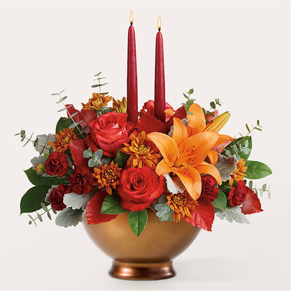 Fruits of Fall Centerpiece –  Buds N Bows, North Little Rock AR