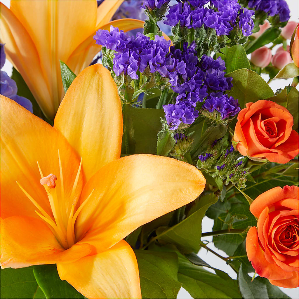 Radiant Citrus Bouquet –  Buds N Bows, North Little Rock AR