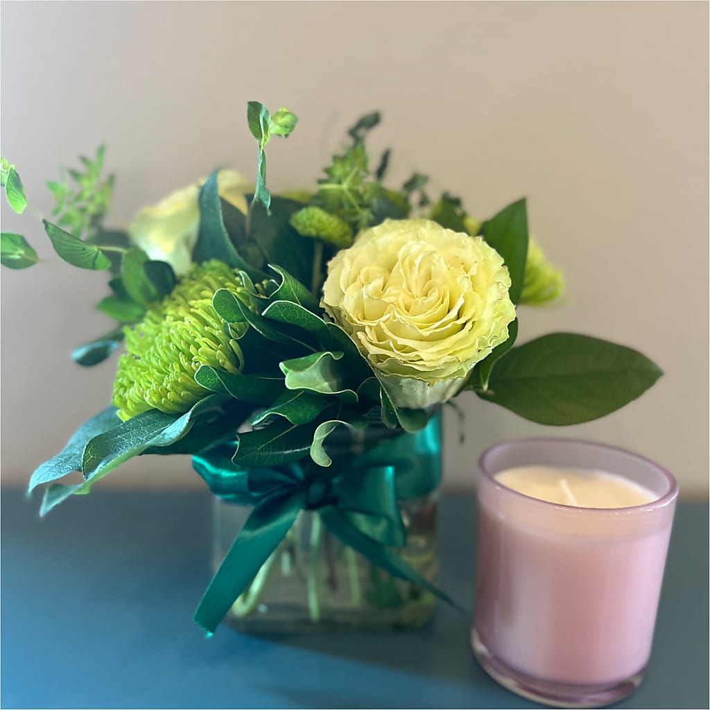 Emerald Forest Bouquet –  Buds N Bows, North Little Rock AR