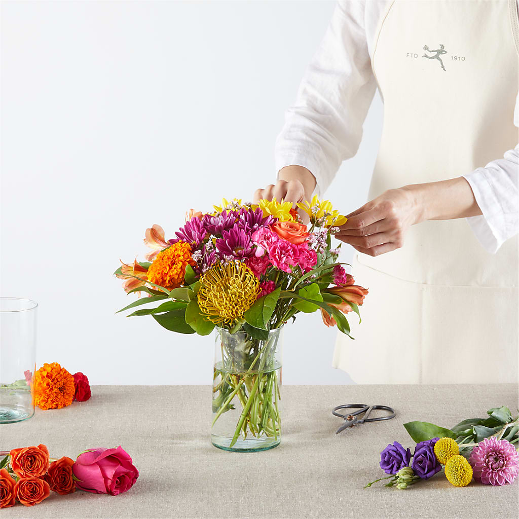 Feast of Color – A Florist Original –  Buds N Bows, North Little Rock AR