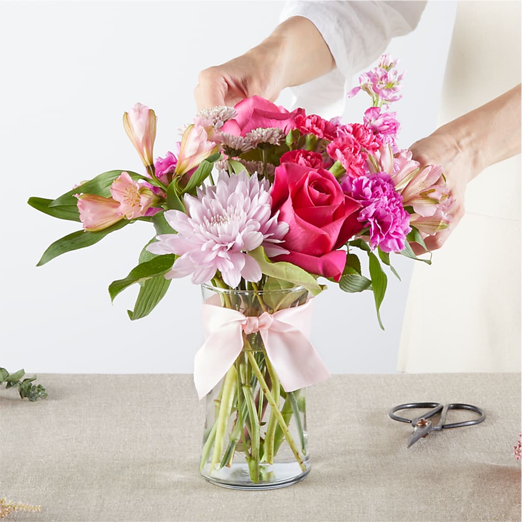 Pink Ribbon - A Florist Original –  Buds N Bows, North Little Rock AR