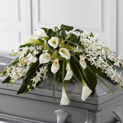 Angel Wings Casket Spray –  Buds N Bows, North Little Rock AR