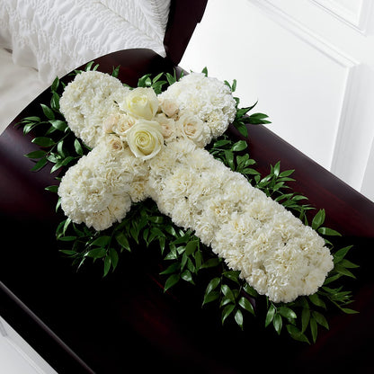 Peaceful Memories Casket Spray (Standard) –  Buds N Bows, North Little Rock AR