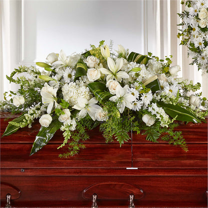 Abundance Casket Spray –  Buds N Bows, North Little Rock AR