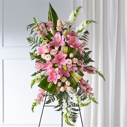 Elegant Embrace Standing Spray –  Buds N Bows, North Little Rock AR
