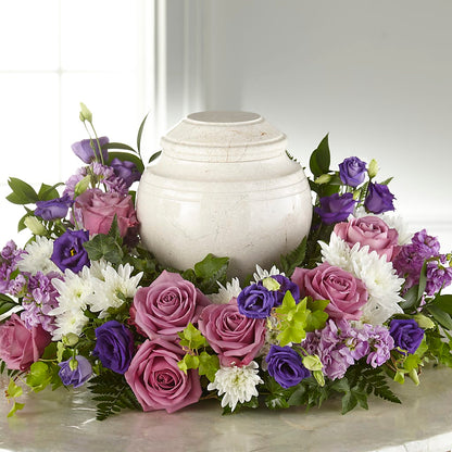 Blooming Sympathy Cremation Adornment –  Buds N Bows, North Little Rock AR