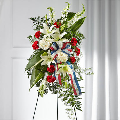 Stars of Life Standing Spray –  Buds N Bows, North Little Rock AR