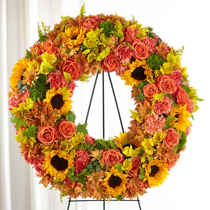 Autumnal Memories Wreath (Standard) –  Buds N Bows, North Little Rock AR