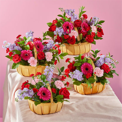 Pink Picnic Basket –  Buds N Bows, North Little Rock AR